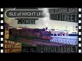 ISLE of WIGHT steam train RYDE to COWES 1960