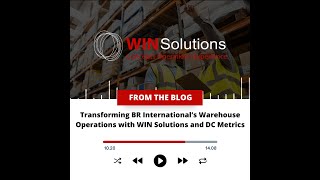 Episode 1: How BR International Took Warehouse Operations to the Next Level