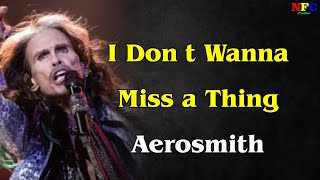 I Don t Wanna Miss a Thing   Aerosmith - LIRIK LAGU, MUSIC LYRIC Resimi