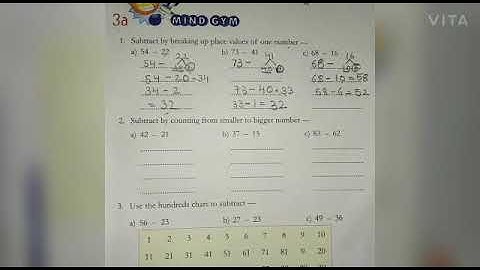 Std 3rd Maths Ch.3 Subtraction.Ex 3(a) Mind Gym Q. no.2 (Part 27)