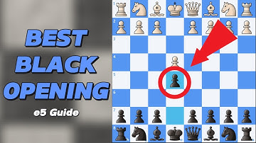 The BEST First Opening for Beginners as Black (1...e5 Guide)