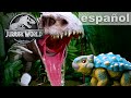 Bumpy sobrevive la pelea con indominus rex  jurassic world