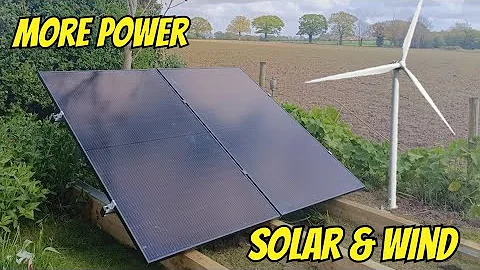 I'm adding more solar PV and some wind power