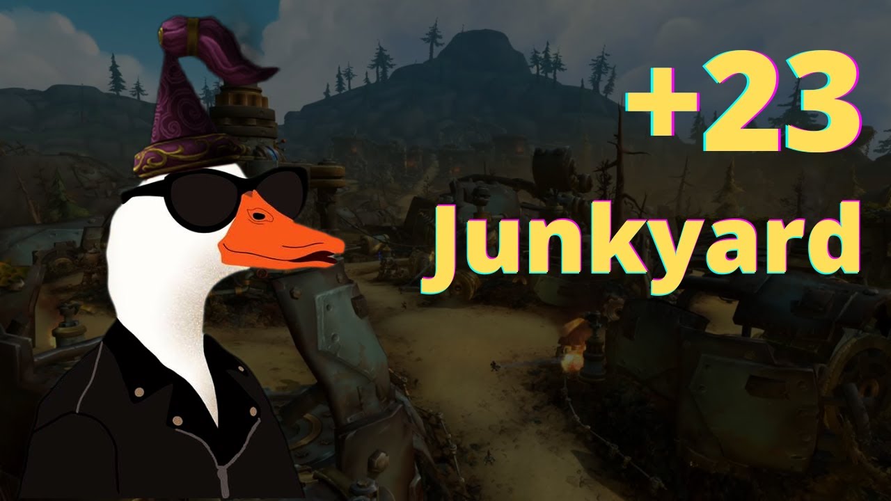 M+ Mechagon Junkyard +23 | Discipline priest POV | Night fae | WoW Dragonflight pre patch