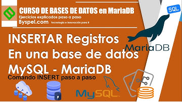6. INSERTAR REGISTROS en tablas MySQL 🟠 INSERTAR datos Curso de MySQL | MySQL Consola Insertar Datos