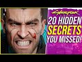 Cyberpunk 2077 - 20 HIDDEN Secrets You Missed!