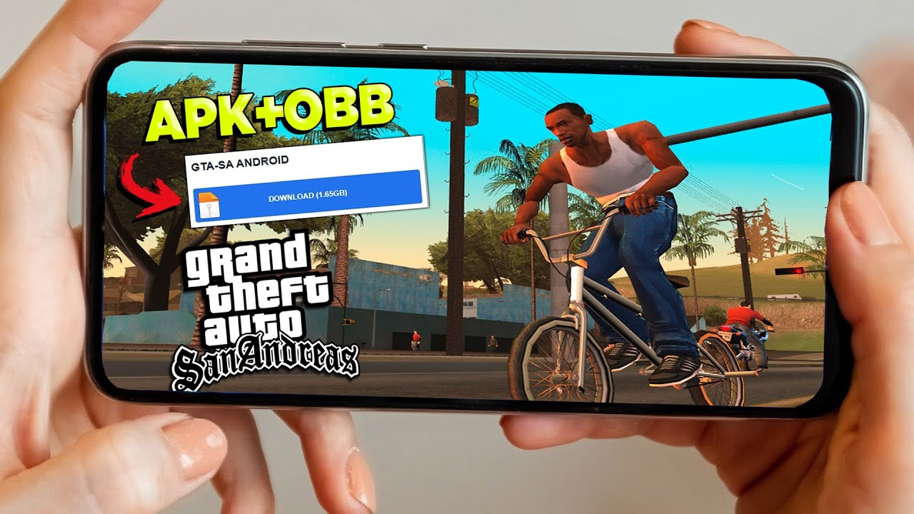 COMO BAIXAR GTA SAN ANDREAS PARA ANDROID APP+OBB 2025! - YouTube