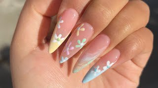 Pastel Gel X Nails | Spring Gel X Nail Tutorial