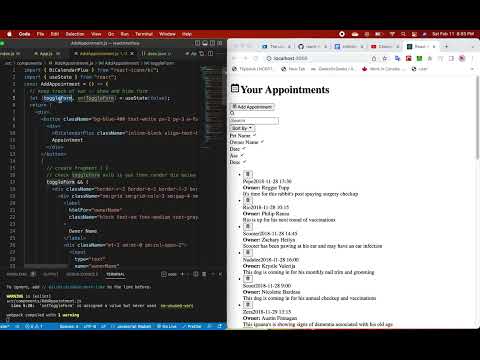 UseState to toggle button | Reactjs Part 1