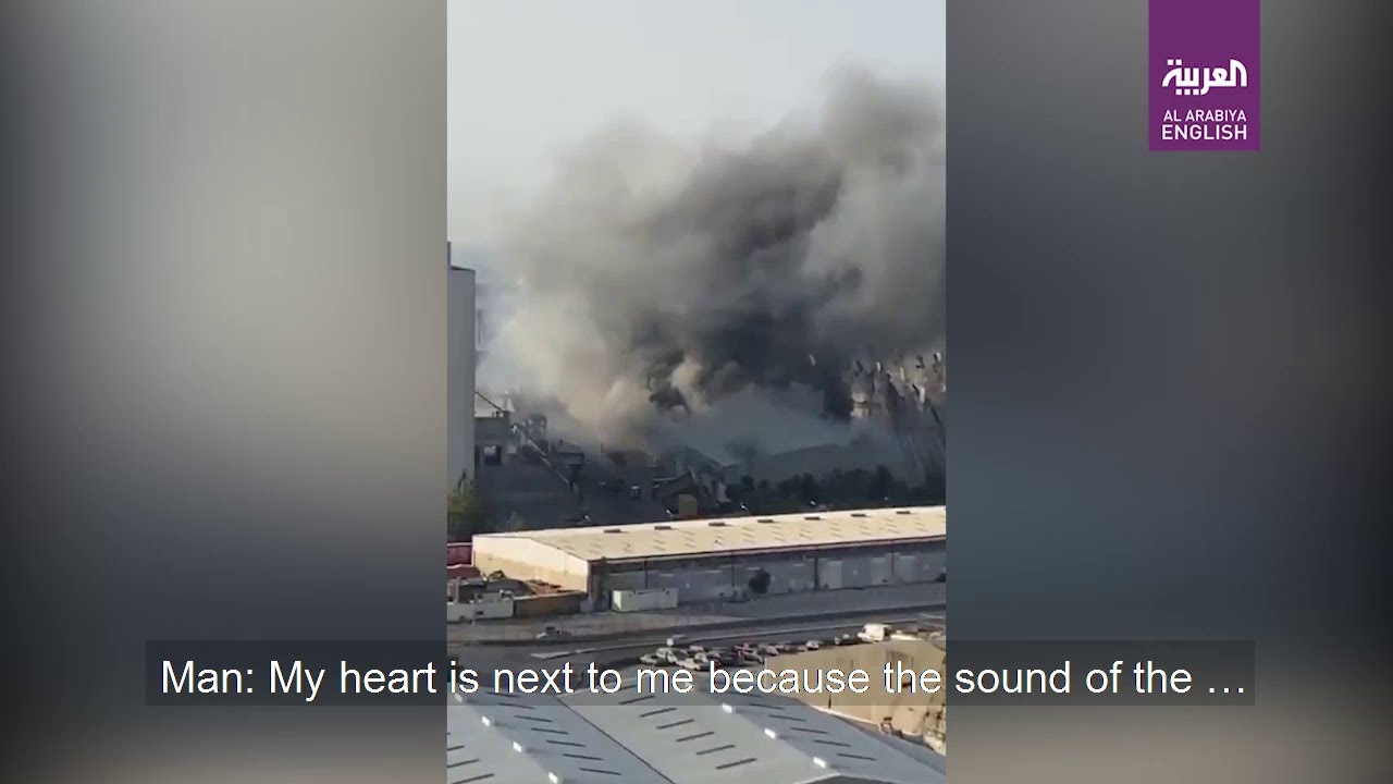 Closest footage so far of Beirut blasts emerges from apartment balcony near port