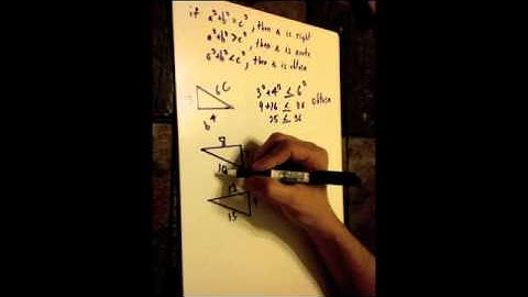 Converse of the Pythagorean Theorem