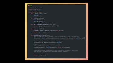 K Nearest Neighbours (KNN) is a simple yet powerful ML algorithm! #coding #python