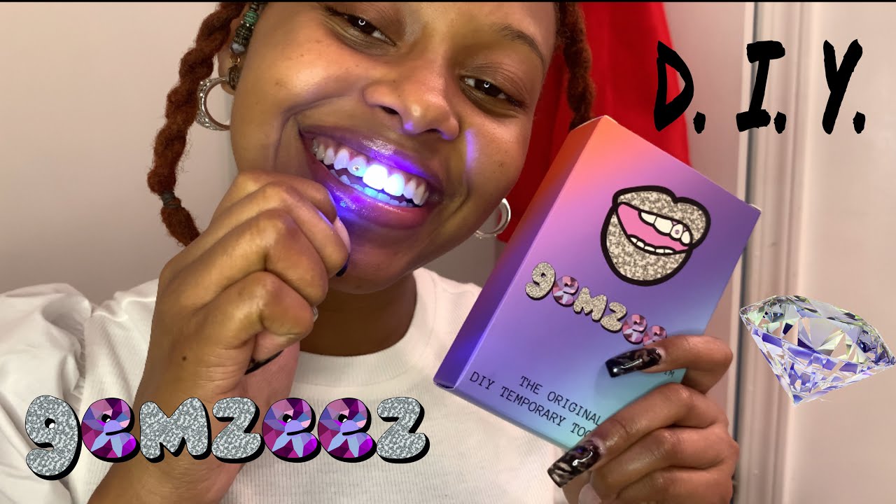 I TRIED GEMZEEZ DIY TOOTH GEM KIT AT HOME 💎 