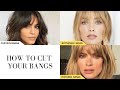 How to cut your own trendy BANGS at home (instead of watching Netflix)