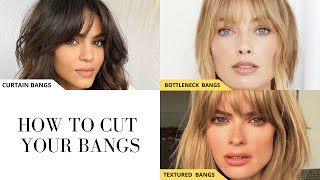 How to cut your own trendy BANGS at home (instead of watching Netflix)