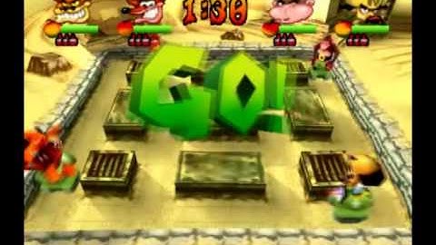 Crash Bash - Warp Room 2: Crystal Cave - 78) Desert Fox Lv. 4