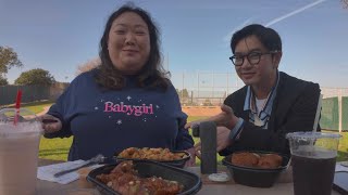 two booktubers eat hot chicken and chat culture (sally rooney, colleen hoover, etc)