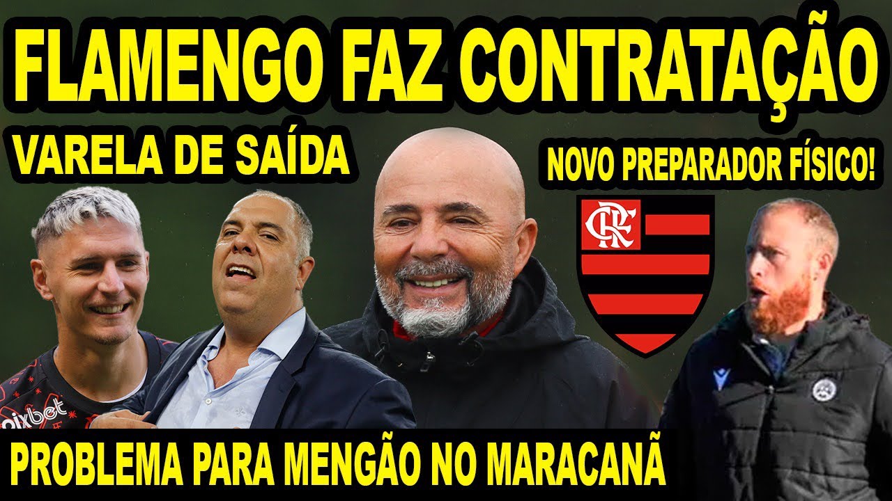 ⁣SAMPAOLI PEDE E FLAMENGO FAZ CONTRATAÇÃO DE NOVO PREPARADOR FÍSICO! PROBLEMA PARA MENGÃO NO MARACANÃ