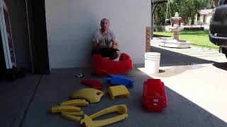 Painting Little Tikes | Cozy Coupe Pinterest | Spray Painting Project