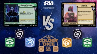 Palpatine Vigilance vs Boba Command | Star Wars Unlimited | Gameplay | Bo3