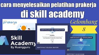 Skill academy sampai dpt sertifikat ...