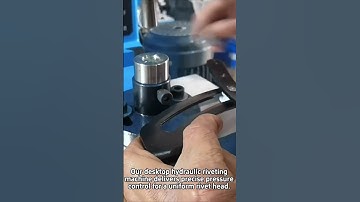 Live Demo: Hydraulic Riveting for Smooth-Sliding Solid Rivets#rivet #machine #rools