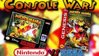 Console Wars - Mickey Mania - Super Nintendo vs Sega Genesis