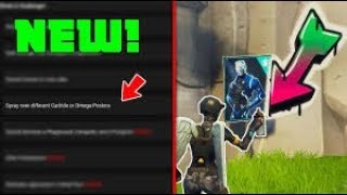 Fortnite Week 6 Challenges - Spray Omegacarbide Posters All Locations