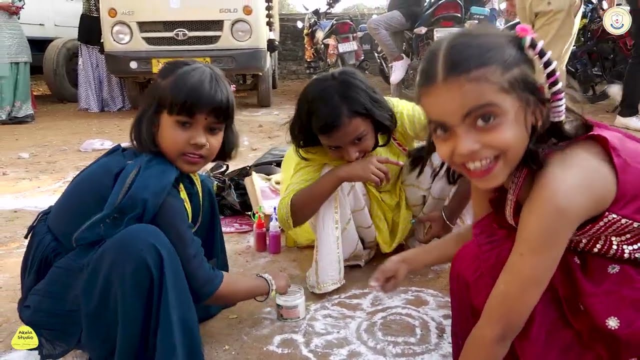 "Colors of Tradition | Rangoli Competition 2025 | Scottish Public School Araria"