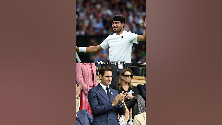 Roger Federer and Carlos Alcaraz play the same way! #tennis #alcaraz #federer