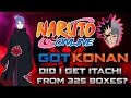 Naruto Online | Getting Konan | 325 Boxes is that enough for itachi?