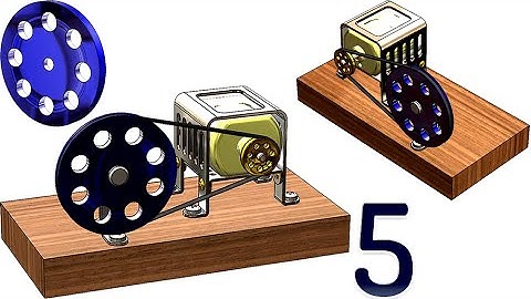 5-Project 26| Pulley Motor |SolidWorks Tutorial : driven pulley
