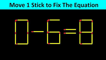 Improve IQ - Fix The Equation #matchstickpuzzle #simplylogical
