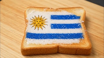 ASMR Melting Flags on Toast 🔥 Oddly Satisfying AI Visuals