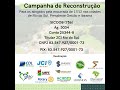 CAMPANHA PARA RECONSTRUÇÃO DAS CASAS