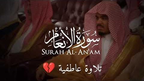 سورة الأنعام ياسر الدوسري 1425ه‍