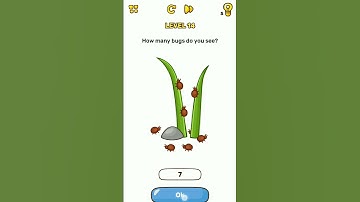 Brain Blow Level 14 how many bugs do you see.