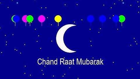 Chand Raat Mubarak Animation in Pygame | Celebrate with Beautiful Moon, Stars, and Fireworks