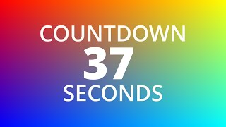 37 sec TIMER - 37 seconds COUNTDOWN