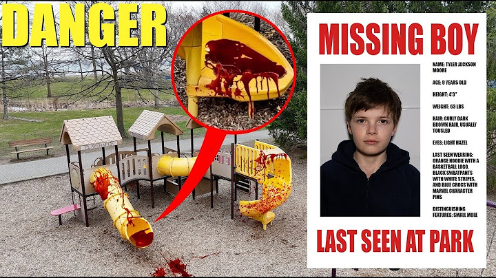 WE FOUND AND SAVED A MISSING BOY IN A BLOODY PLAYGROUND!
