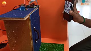 AI-based QR code Door lock system created by School Students 🚪🔒✨ #homeautomation #iot #stemeducation