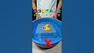 Try To Guess? How Much Paper Does It Take To Make The Object Float #shortvideos #short #viral