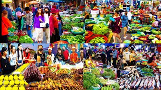 Food Rural TV, Amazing Street Food Market Massive - Cambodian Fresh Food Market