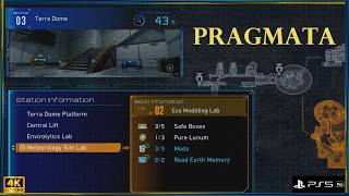 Pragmata Terra Dome/Meterorology Sim Lab, SectorGuard Boss, Build & Items Timestamped Standard Mode