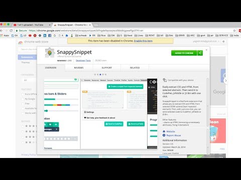 2 मिनट में स्नैपीस्निपेट सीएसएस क्रोम एक्सटेंशन