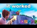 I Used a SECRET TRICK to Improve My Aim... (Fortnite)