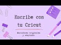 Cómo escribir o dibujar con mi Cricut: Accesorios originales y uso de adaptador