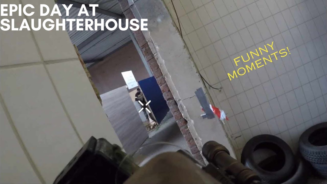 Gameplay on Slaughterhouse Airsoft in Hasselt Belgium.