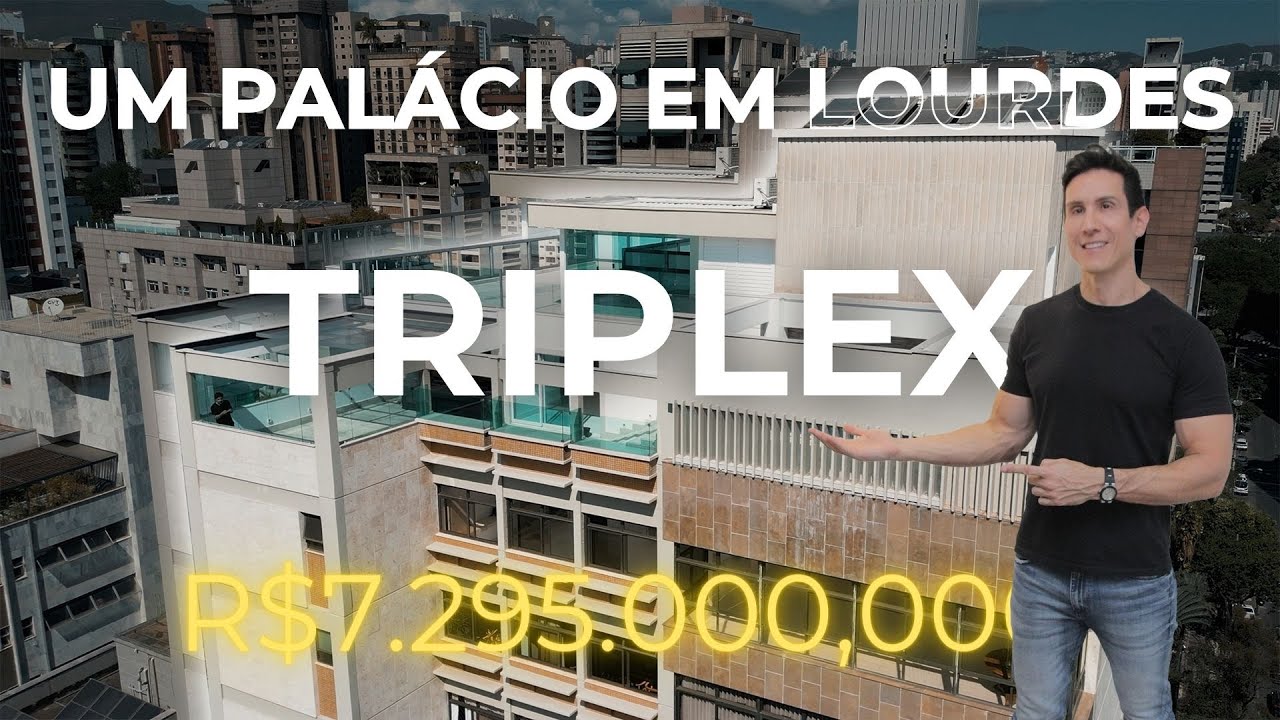 Cobertura TRIPLEX no Bairro de Lourdes com 580m2 a venda por R$7.295 .000,00