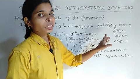 find extremal of functional with more than one dependent variable....